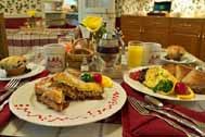 Cabernet Inn Breakfast Specials, Maple Walnut Stuffed French Toast